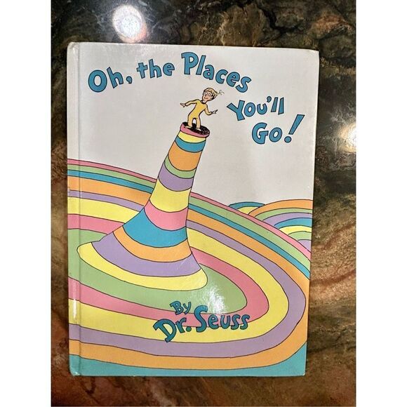 Dr Suess Oh The Place You’ll Go first edition in VGUC - Picture 1 of 16